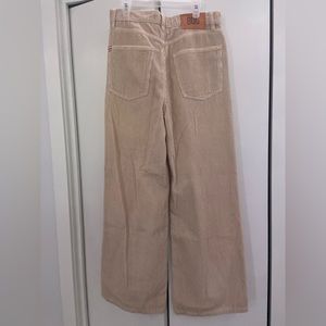 Urban Outfitters BDG High & Wide Cream Corduroy Jeans